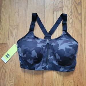 Fabletics High Impact Sports Bra - Camo - NWT